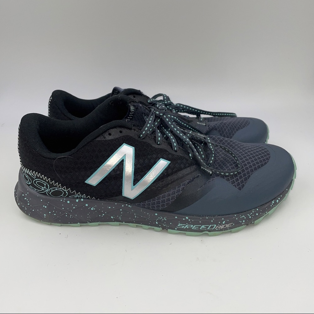 New Balance Women's Black and Teal Running Shoes - SpeedRide